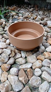 Vaso Ceramica Mocha Mousse Acabamento Fosco - 27x12