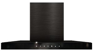Coifa de Parede Cuisinart Arkton Advanced 90cm Inox Preto- 220V