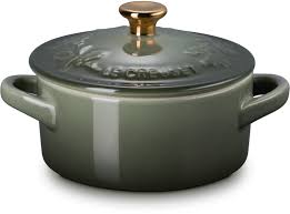 Mini Cocotte Le Creuset Holly Thyme 250 ml Verde – Cerâmica Premium | Casa de Lila