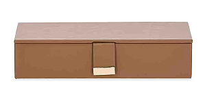 Caixa Organizadora em MDF com revestimento PU - Bege