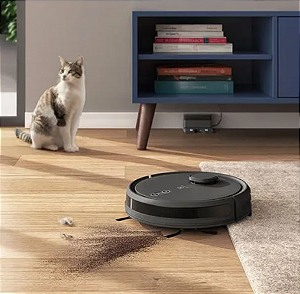 Robô Aspirador Electrolux 4 em 1 Wi-Fi Experience até 1h40 Mapeamento Preto - Bivolt