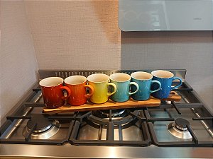 Kit 6 Canecas Seattle 400 ml Le Creuset – Cerâmica Premium e Cores Icônicas | Casa de Lila