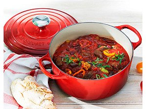 Panela Redonda Signature  18 cm Vermelho - Le Creuset