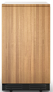 Máquina de Gelo para revestir Tecno 45 cm, de embutir, produz 50 Kg/dia, armazena 15 Kg, porta para revestir, abertura para a esquerda, 220V - Casa de Lila