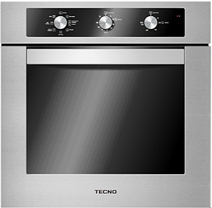 Forno Tecno Original 60 cm, elétrico, 67 litros, 8 funções, airfry, convecção, painel analógico, inox, 220V - Casa de Lila