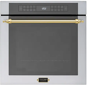 Forno elétrico Tecno Vintage com AirFry, grill infravermelho, de embutir com 60 cm, 73 litros, 15 funções, 220V showroom - Casa de Lila