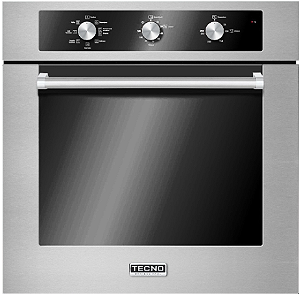 Forno Tecno Professional 60 cm, elétrico, 67 litros, Air Fry, 8 funções, calor ventilado, painel analógico e puxador tubular, 220V - Casa de Lila