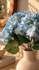 Buquê de Hortênsia Azul 45 cm – Casa de Lila