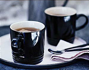 Caneca Espresso 100 ml Preto Onyx - Le Creuset