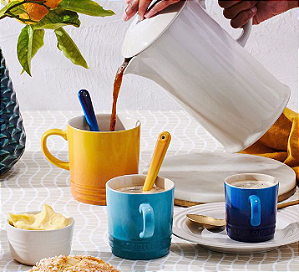 Caneca Espresso 100ml Azul Caribe Lê Creuset