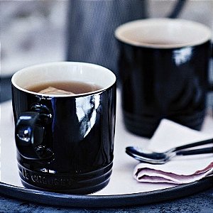 Caneca Café Black Onix  350ml - Lê Creuset