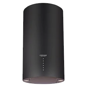 Coifa Central Isola Cilindro Black Matte - Crissair 220V