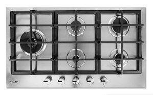 Cooktop a gás 5 queimadores inox 90 cm -Crissair Bivolt