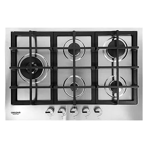 Cooktop a gás 5 queimadores inox 75 cm- Crissair Bivolt