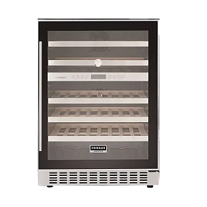 Adega inox para embutir 129 litros para 46 garrafas -Crissair 220V