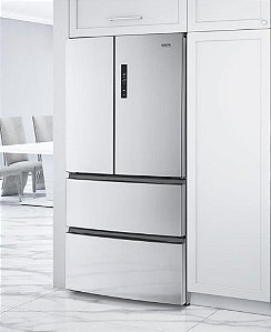 Refrigerador French door, 452 litros, piso ou embutido, Inverter, 220V.