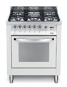 Fogão a gás Rainbow Branco Pérola 5 queimadores, 70x60cm, Turbo forno elétrico - Lofra