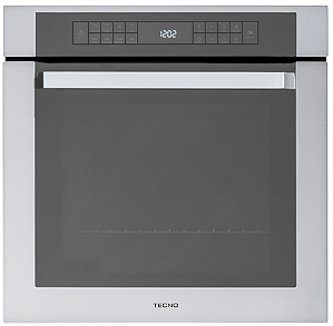 Forno 60 cm, elétrico, 15 funções, com 73 litros, sonda de temperatura, com Air Fry, puxador retangular escovado, Tecno, Original-220V