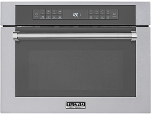 Forno Combinado com Microondas 60 cm, elétrico, 8 funções, com 38 litros, calor ventilado, grill infrav., micro-ondas, puxador retangular escovado, Tecno, Professional- 220V