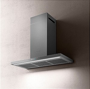 Coifa de Parede 90 cm Tecno Original, 1.000 m³/h, Inox, espessura frame frontal 40 mm (thin), baixo ruído de 29 dB a 66 dB, iluminação em LED- 220V