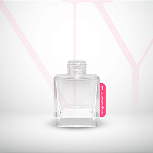 Frasco de Vidro Cube 50ml Rosca 18