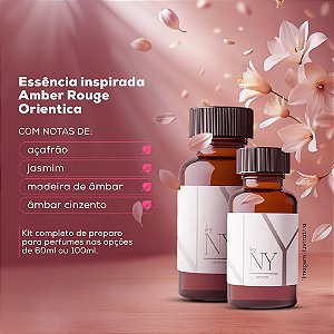 Essência Importada Compartilhável Inspirada Amber Rouge Orientica