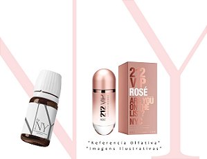 Essência Importada Feminina Inspirada 212 Vip Rosé Carolina Herrera