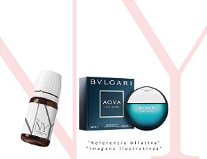 Essência Importada Masculina Inspirada Bvlgari Aqva