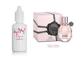 Essência Importada Feminina Inspirada Flowerbomb Viktor & Rolf