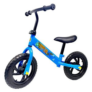 Bicicleta De Equilíbrio Sem Pedal Aro 12 DM Toys DMR6237 Azul