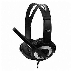 Fone de Ouvido Headphone Headset Gamer Usb 2.0 Com Controle Dex DF-55