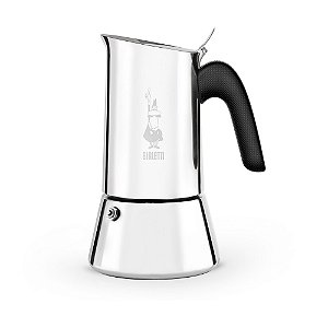 Cafeteira Italiana Bialetti 4 Xic Inox Venus Fogão Indução 10410004