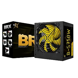 Fonte de Alimentação 750w PC Desktop ATX Bivolt PFC Ativo BRX BS750W