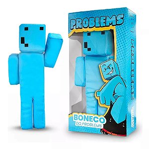 Boneco de Pelucia Problems 32cm Youtuber Streamer Cosmo Kids