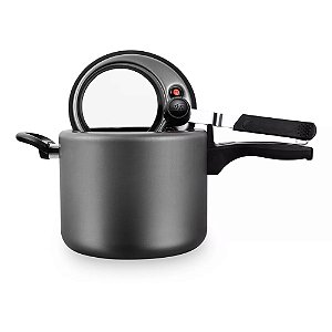 Panela de Pressão Antiaderente 4,5L com Visor Vidro MTA 6002 Grafite