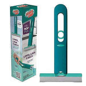 Mini Mop Pva Rodo Rodinho Dobravel Portatil Flash Limp MOP7674