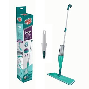 Mop Spray Evo FIt Limpeza com Microfibra Escovinha Flash Limp MOP0557