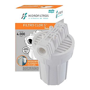 Filtro Para Bebedouro Pia Cozinha 5" Pou Carbon Hidrofiltros 907-0024