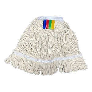 Refil Mop Agua Úmido Loop Esfregão Algodão 340g Perfect Pro 972388