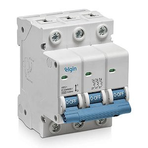 Mini Disjuntor Tripolar 3 Polos 70a 3ka Elgin DEP3-3C70 52A001033070