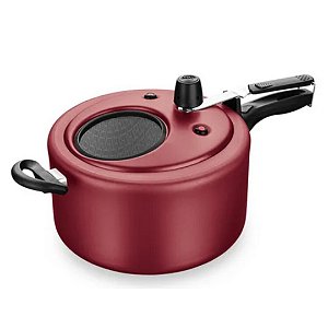 Panela de Pressão Antiaderente 8L Visor de Vidro MTA 6035 Cereja