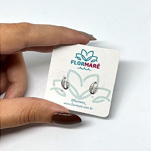 Brinco de Prata Búzio Liso