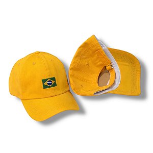 Boné Brasil Aba Curva | Ajustável