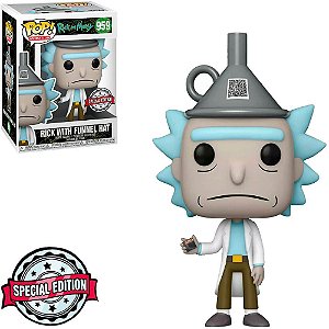 Funko Pop! Animation: Rick And Morty - Rick With Funnel Hat #959 (Special Edition)