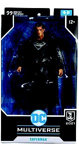 Figura Mcfarlane Dc Justice League Black Superman