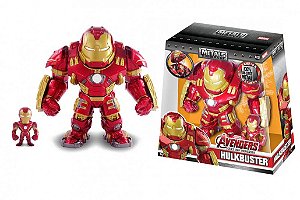 Boneco HulkBuster and Iron Man M132 - Avengers Age Of Ultron - Marvel - Metals Die Cast (2 Pack)