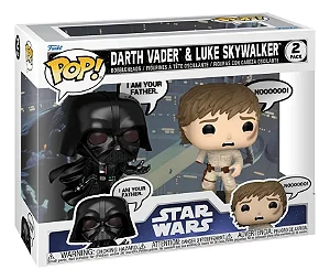 Funko Pop! Star Wars: Sayings Darth Vader E Luke Skywalker