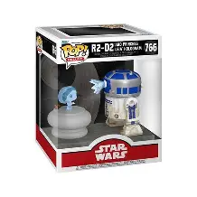 Funko Pop Star Wars R2D2 And Princess Leia Hologram 766