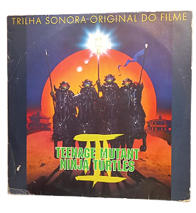 Disco de Vinil – Trilha Sonora As Tartarugas Ninja 3 Teenage Mutant Ninja Turtles III - LP