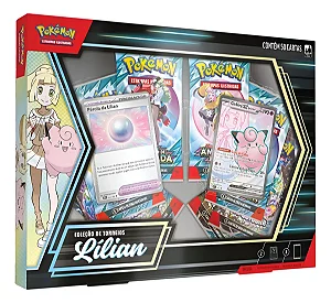 Box Pokémon Torneios Lilian Clefairy Ex Card Cartas Boosters